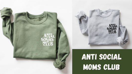 ANTI SOCIAL MOMS CLUB (Pocket) (CROP TOP TANKS)