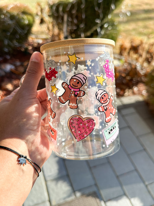 Christmas Glass Mugs