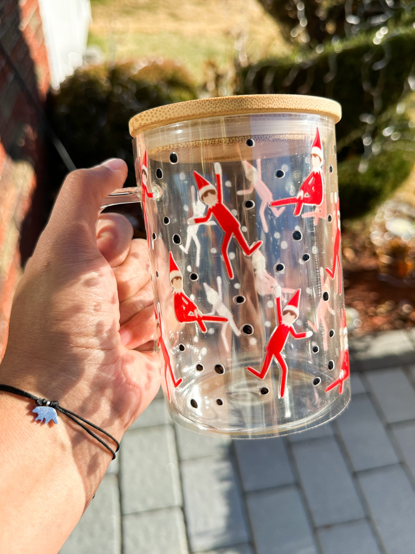 Christmas Glass Mugs