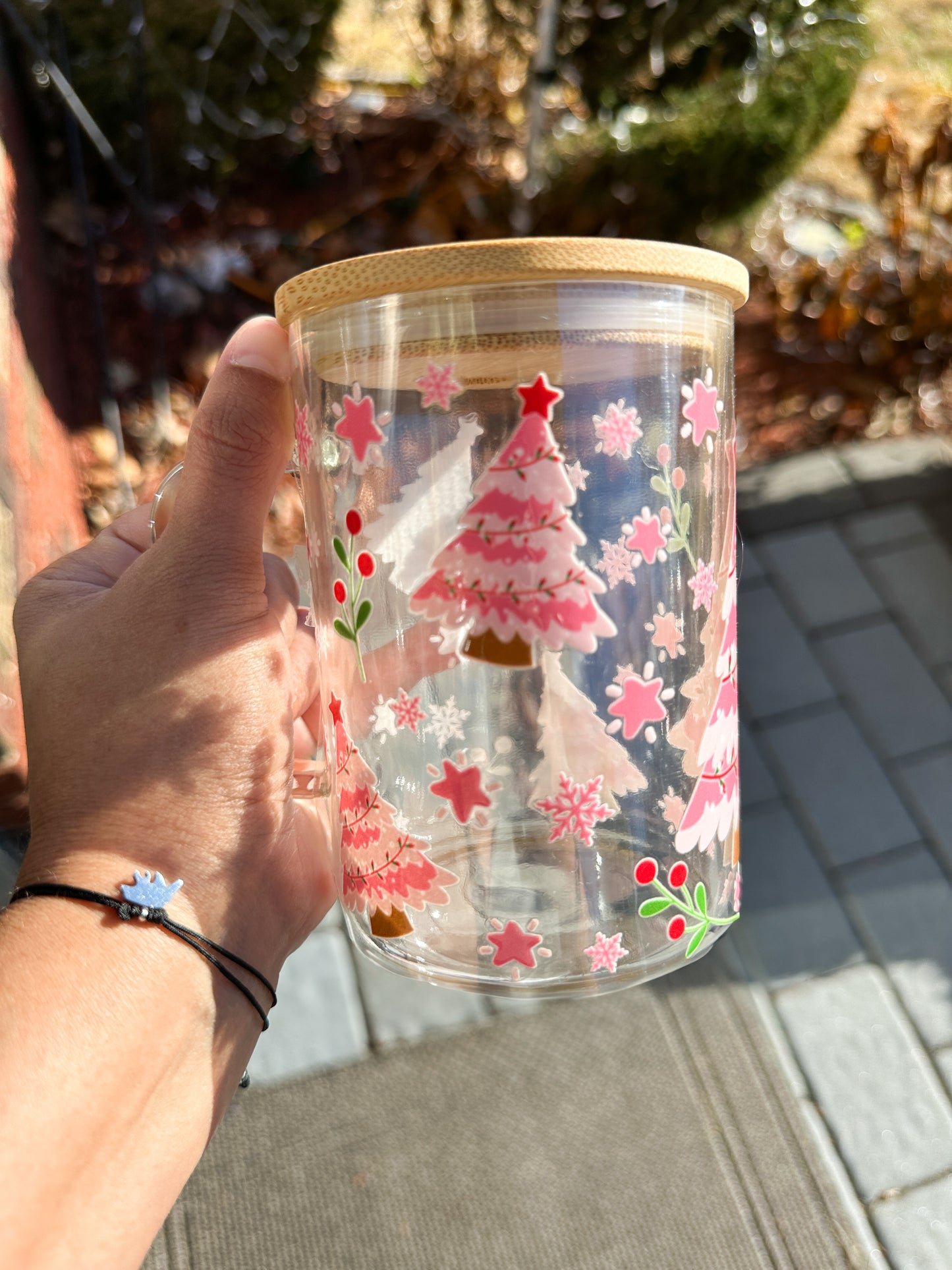 Christmas Glass Mugs