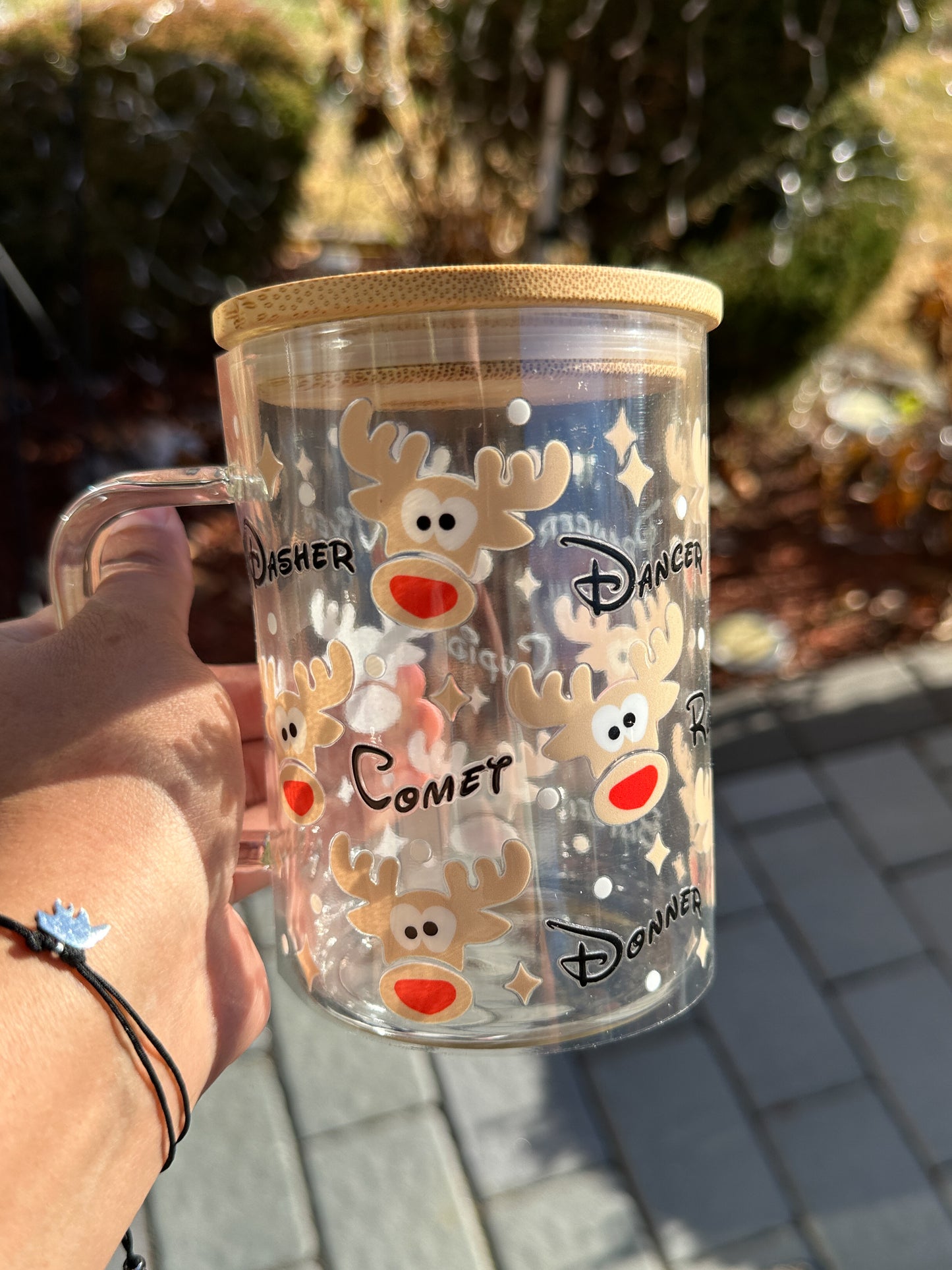Christmas Glass Mugs