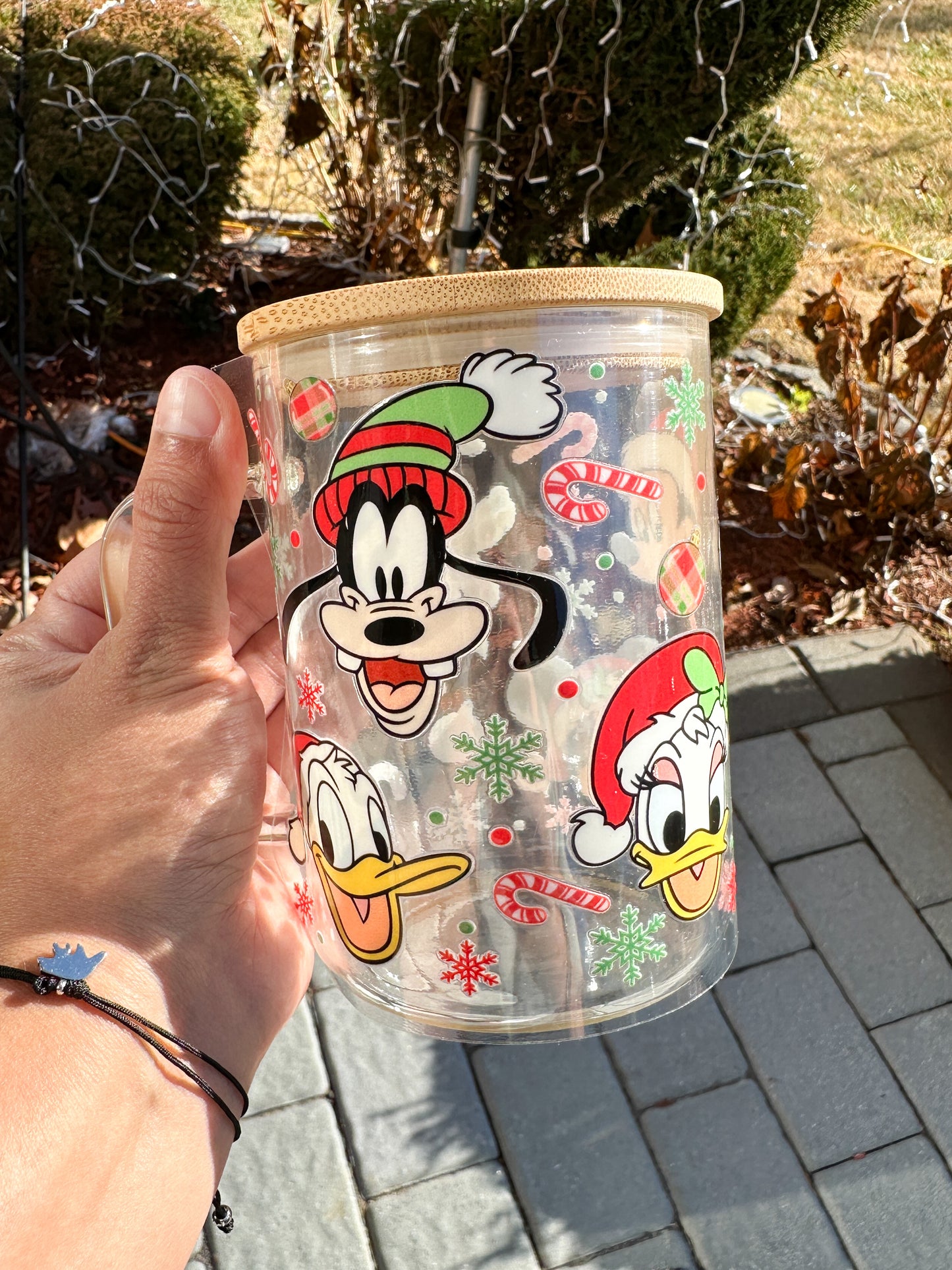Christmas Glass Mugs