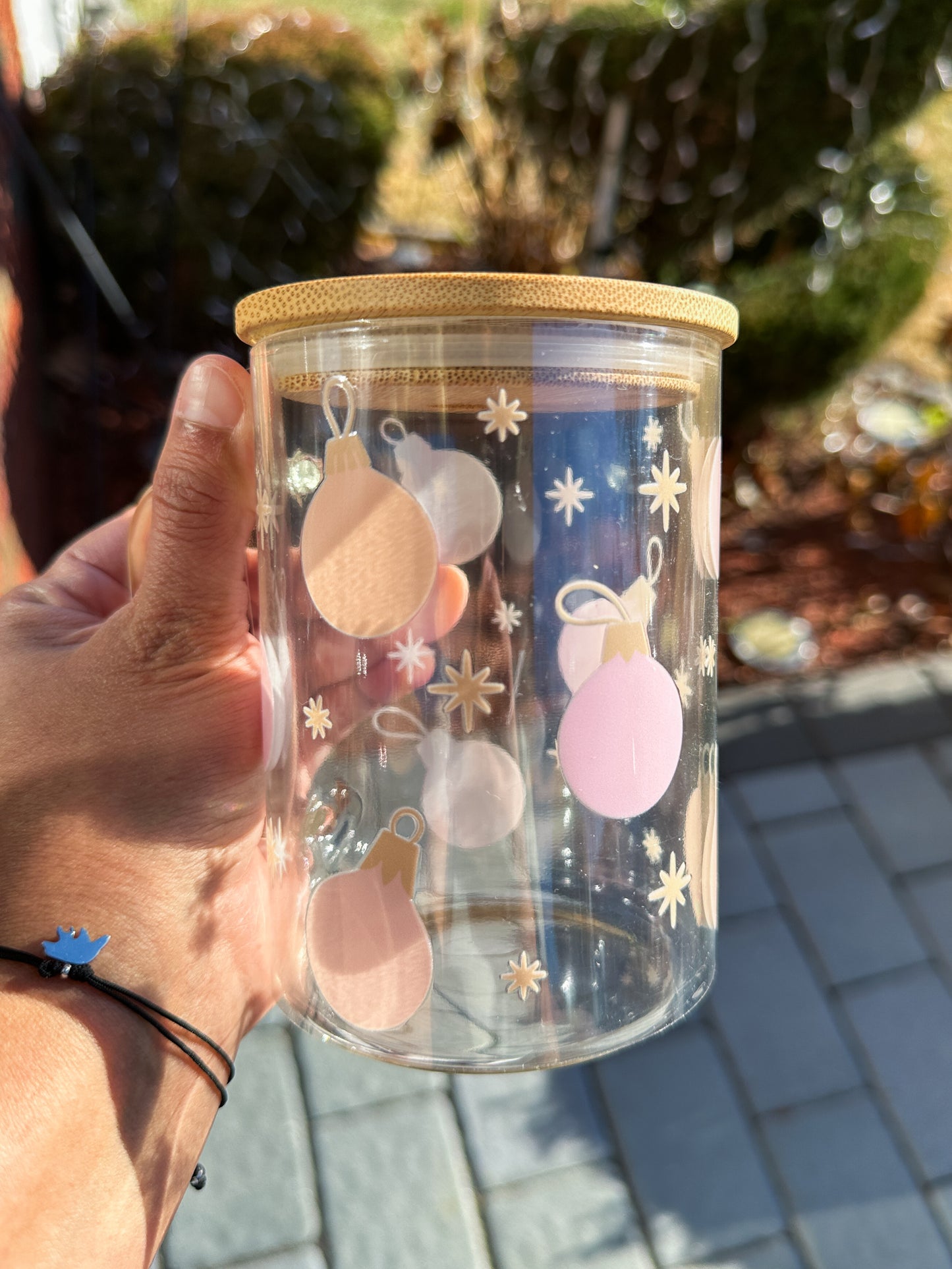 Christmas Glass Mugs