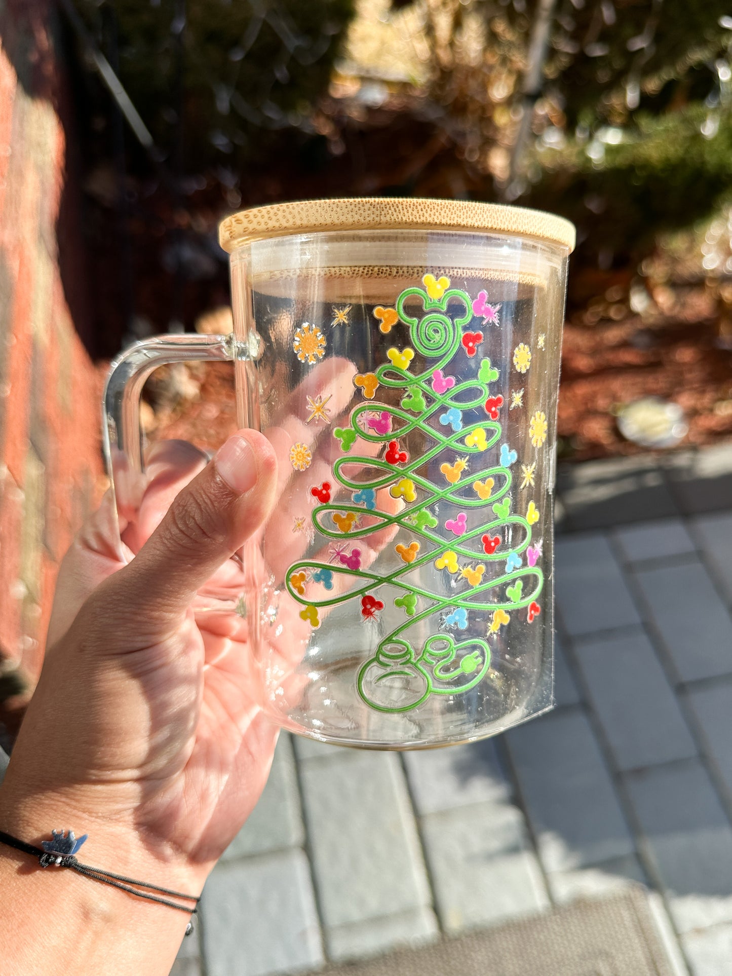 Christmas Glass Mugs