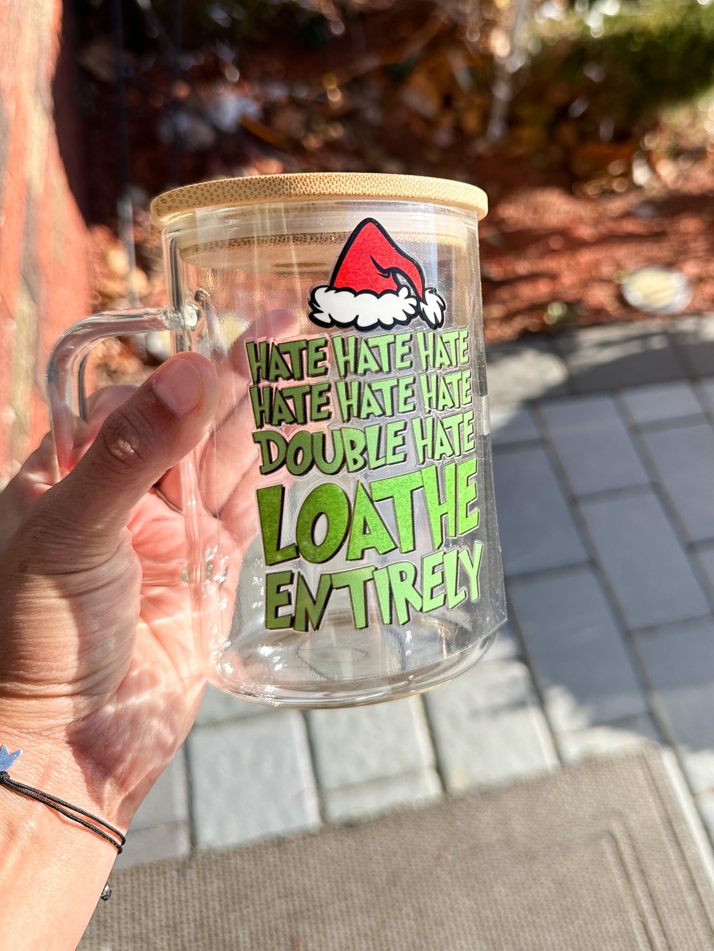 Christmas Glass Mugs