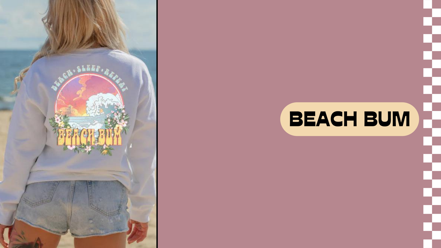 BEACH BUM (Heavy Weight Hoodie)