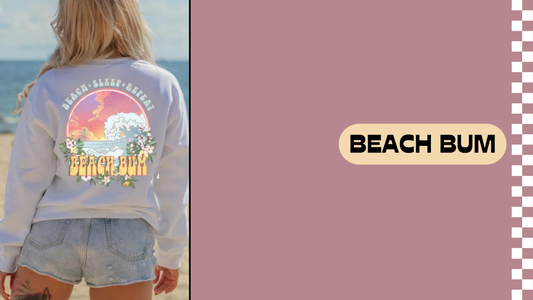 BEACH BUM (Midweight Hoodie)