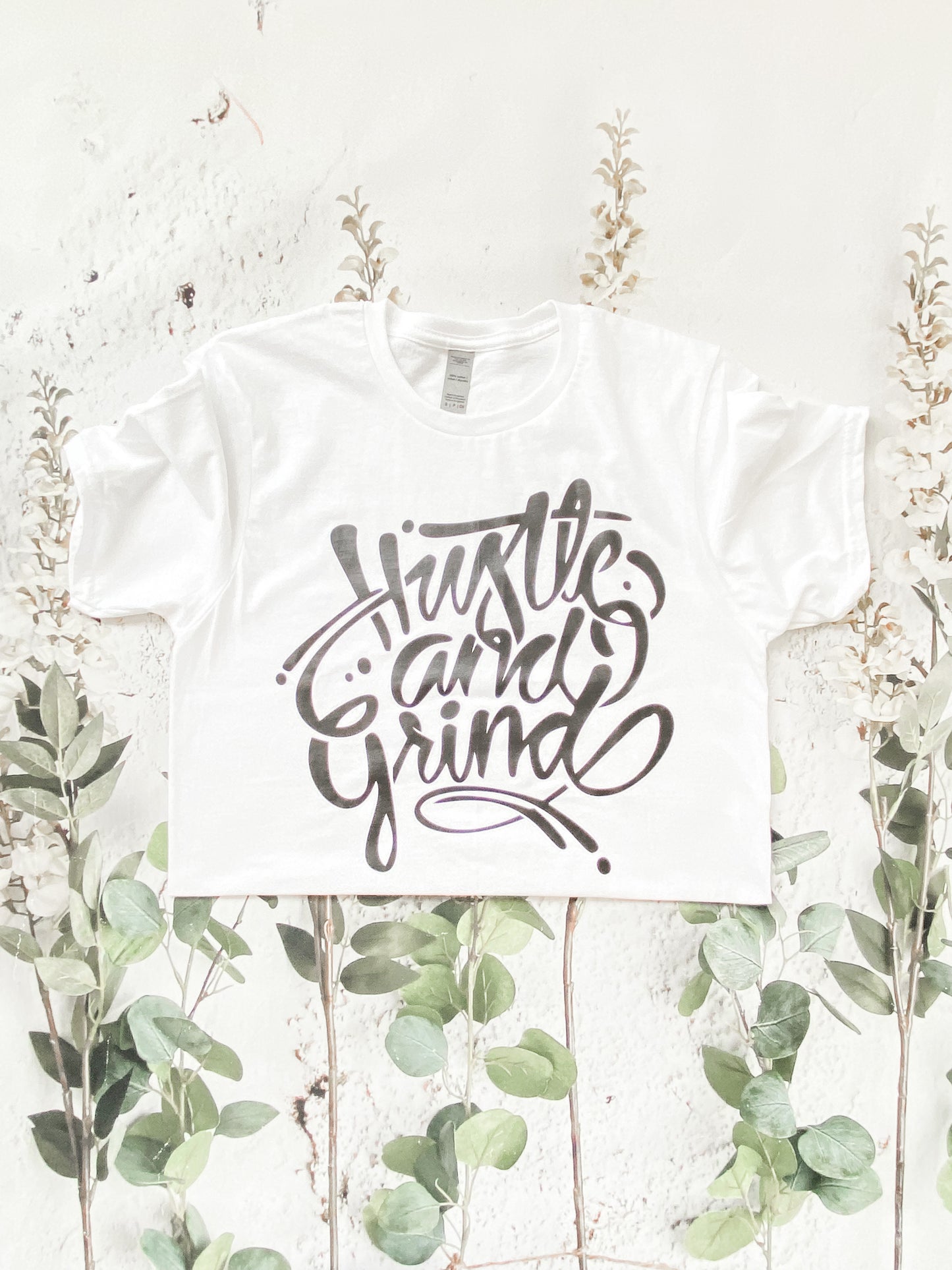 Hustle and Grind (Crop Tank Tops)