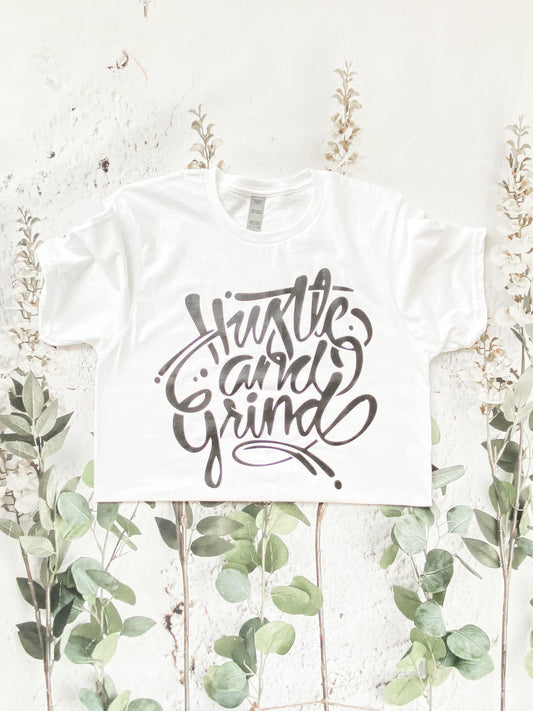 Hustle and Grind (Crop Tank Tops)