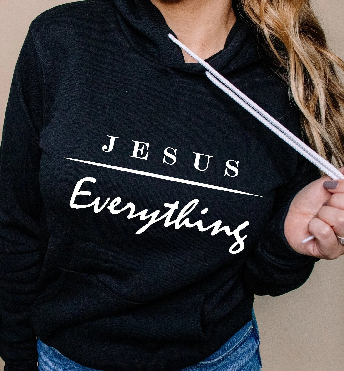 Jesus over Everything (Midweight Hoodie)