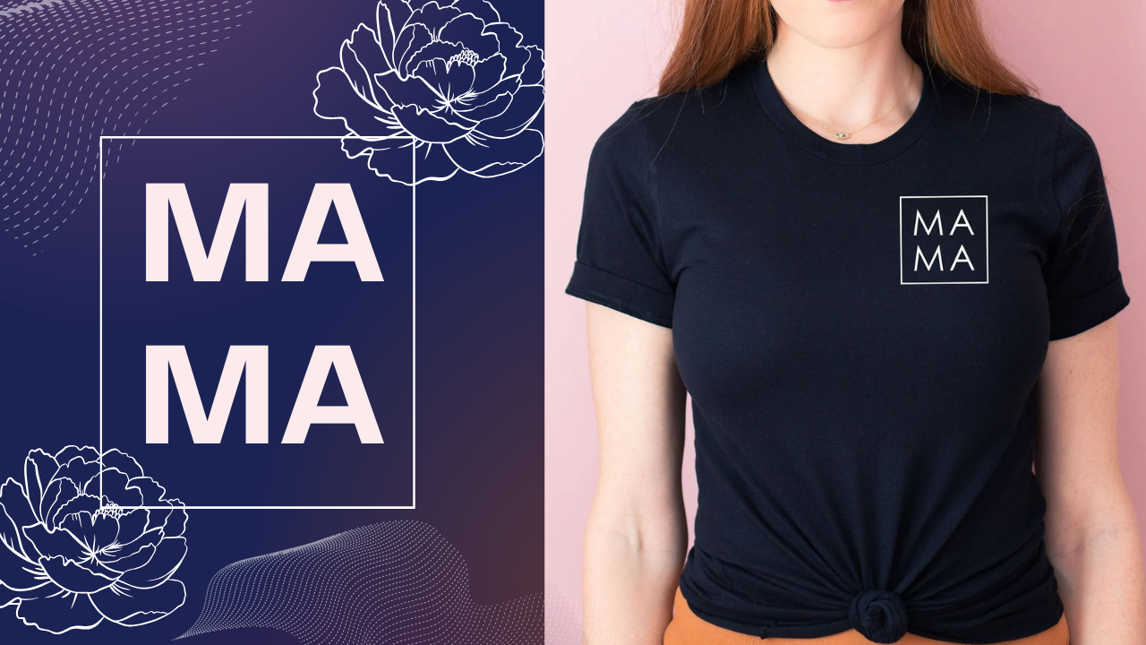 MAMA  (Pocket) (Crop Tank Tops)