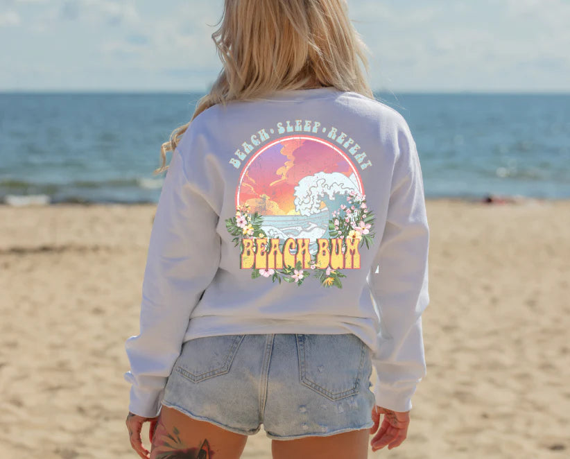 BEACH BUM (Heavy Weight Hoodie)