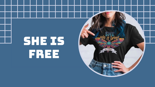 SHE IS FREE (HEAVY HOODIE)